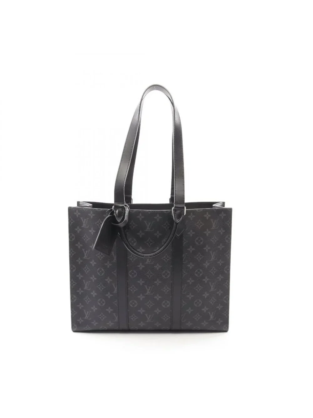 Louis Vuitton Tote Sac Plat Co Ting Canvas Leather